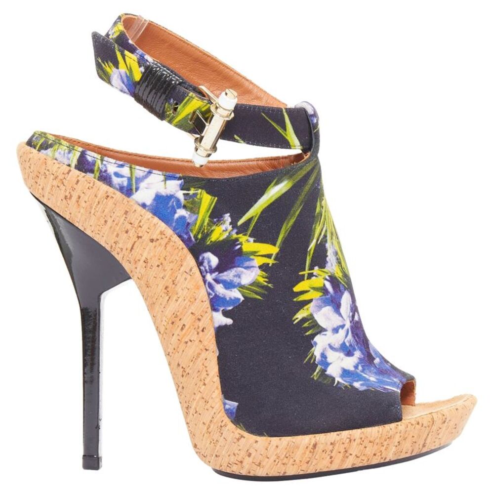 Givenchy Canvas Cork Heels